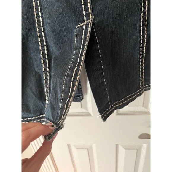 Zenim Denim Embroidered Jean Jacket M - Picture 6 of 8